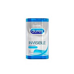 Durex love sex invisible extra fino 12 preservativos