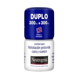Neutrogena comfort balm hidratación profunda cara y cuerpo duplo 2 x 300 ml