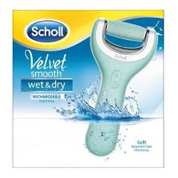 Dr. Scholl Velvet smooth lima electrónica para pies , wet & dry