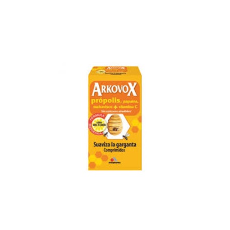 Arkovox própolis 24 comprimidos para chupar sabor miel-limón