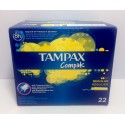 Tampax compak regular 22 unidades