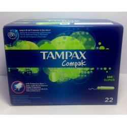 Tampax compak super 22 unidades