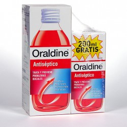 Oraldine Colutorio Antiséptico 400 ml + 200 ml GRATIS
