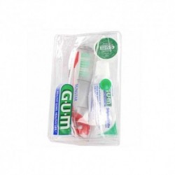 Gum pack de viaje cepillo dientes + pasta dentífrica